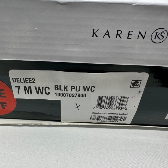 Karen Scott Deliee2 Round Toe Knee High Riding Boots Black Women 7 Wide Calf NIB - Picture 8 of 8